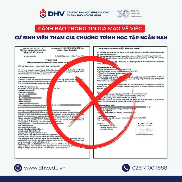 DHV - Trường Đại Học Hùng Vương TPHCM