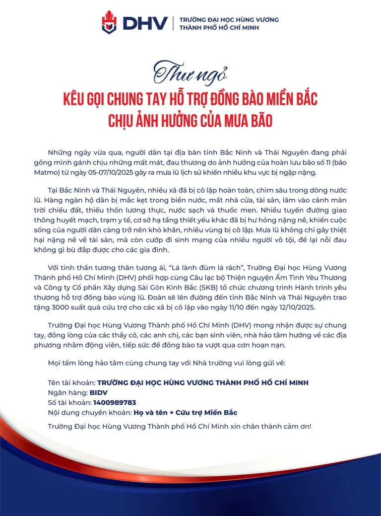 DHV - Trường Đại Học Hùng Vương TPHCM
