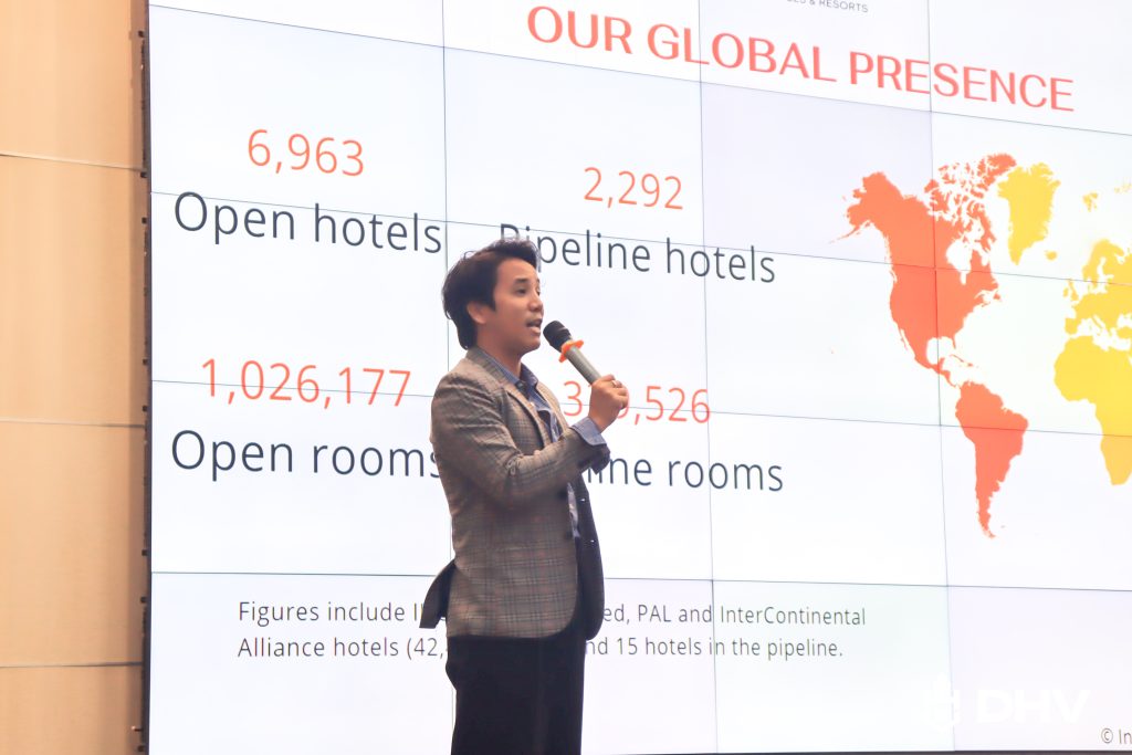 Diễn giả Nguyễn Hậu Cần – Phó Quản lý phòng Nhân sự, Khách sạn Indigo Saigon mang đến góc nhìn thực tiễn từ doanh nghiệp