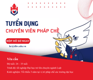 TUYỂN DỤNG | CHUYÊN VIÊN PHÁP CHẾ