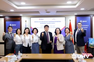 TRƯỜNG ĐẠI HỌC HÙNG VƯƠNG TP. HỒ CHÍ MINH (DHV) KÝ KẾT BIÊN BẢN GHI NHỚ CÙNG ĐẠI HỌC DONG-EUI (HÀN QUỐC) VÀ VINAKO EDU