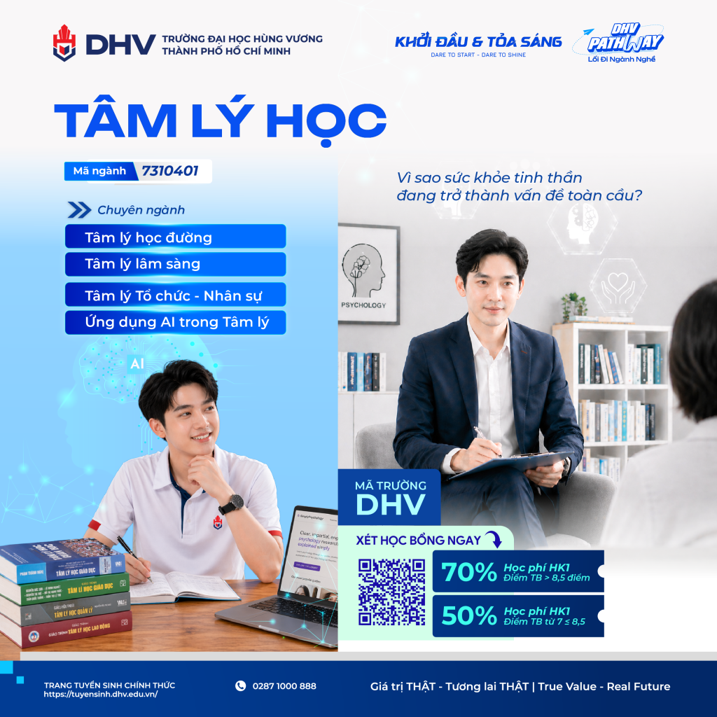 NGÀNH TÂM LÝ HỌC: AI PHÙ HỢP VỚI NGHỀ “CHỮA LÀNH” BẰNG SỰ THẤU HIỂU?