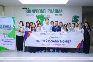 SINH VIÊN NGÔN NGỮ HÀN QUỐC DHV TRẢI NGHIỆM THỰC TẾ TẠI CÔNG TY TNHH DƯỢC PHẨM SHINPOONG DAEWOO