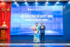 DHV CÔNG BỐ QUYẾT ĐỊNH BỔ NHIỆM PGS.TS. LS NGUYỄN THỊ HOÀI PHƯƠNG GIỮ CHỨC VỤ QUYỀN HIỆU TRƯỞNG